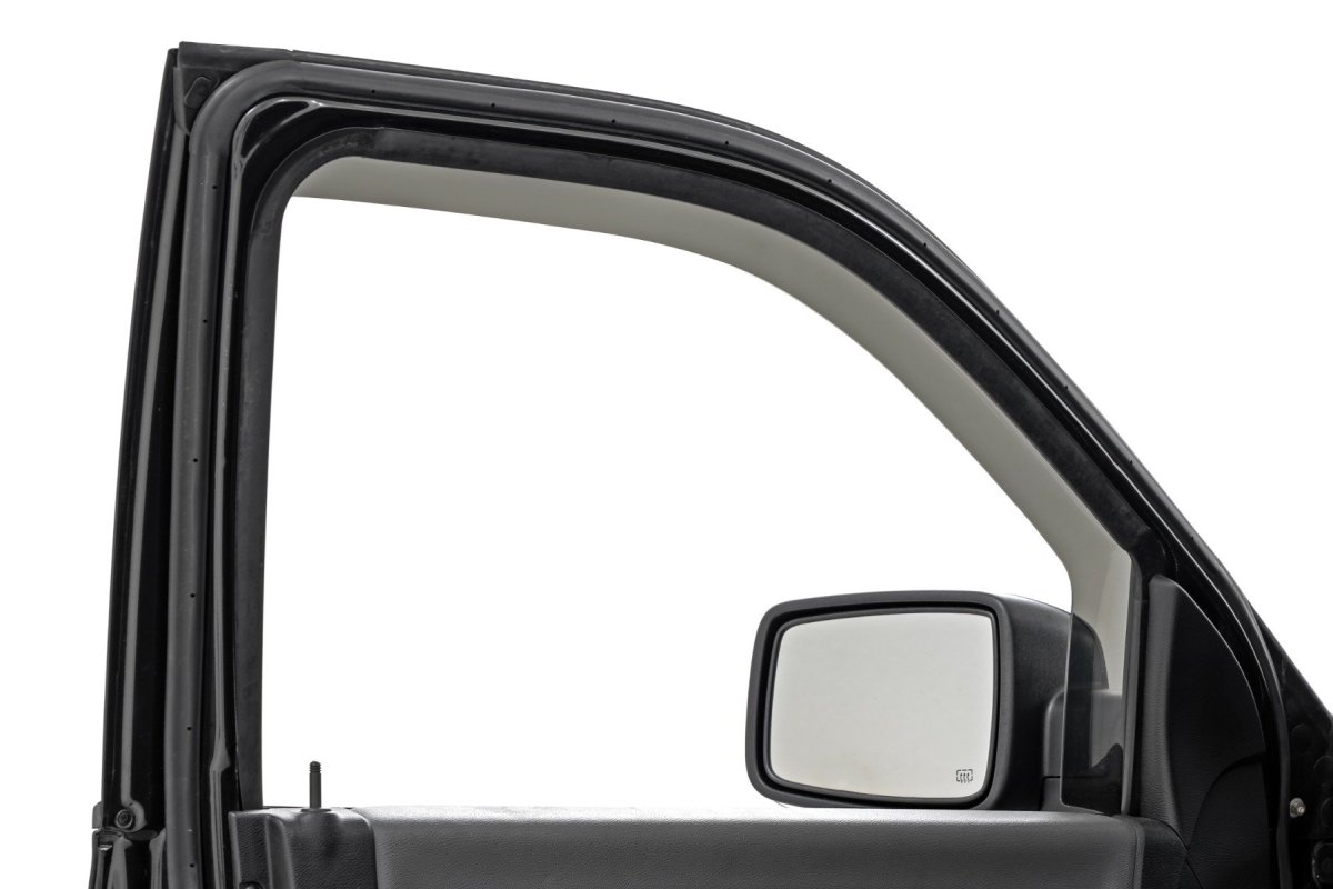 Ram 3500 Side Window Deflectors - Rough Country - In Channel - '11-'24